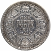 Silver One Rupee Coin of King George V of Bombay Mint of 1911.