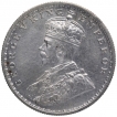 Silver One Rupee Coin of King George V of Calcutta Mint of 1915.