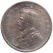 Silver One Rupee Coin of King George V of Bombay Mint of 1917.