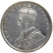 Silver One Rupee Coin of King George V of Calcutta Mint of 1918.