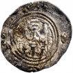 Silver Drachma Coin of Eastern Sistan of Arab Sassanian of Persia of Khusro type.