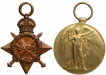 Bronze Medals of First World War awarded to W. Poole.