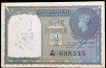 One Rupee Bank Note of King George VI signed by C.E. Jones of 1944.