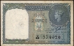 One Rupee Bank Note of King George VI signed by C. E. Jones of 1944.