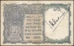 One Rupee Bank Note of King George VI signed by C. E. Jones of 1944.