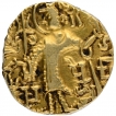 Gold Dinar Coin of Gadahara Kidara of Kushan Dynasty Later period.