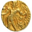 Gold Dinar Coin of Chandragupta II of Gupta Dynasty of Archer type.