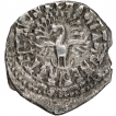 Silver Drachma Coin of Skandagupta of Gupta Dynasty of Madhyadesha Type.