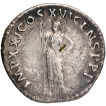 Silver Denarius Coin of Domitian of Roman Empire.