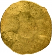 Punch Marked Gold Pagoda Coin of Bijjala of Kalachuries of Kalyana.