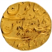 Gold Mohur Coin of Aurangzeb Alamgir of  Burhanpur Mint.