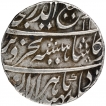 Silver One Rupee Coin of Rafi ud Darjat of Itawa Mint.