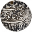 Silver One Rupee Coin of Rafi ud Darjat of Itawa Mint.