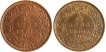 Copper and Bronze One Twelfth Anna Coins of King Edward VII of Calcutta Mint of 1906.