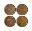 Bronze One Twelfth Anna Coins of King George V of Calcutta and Bombay Mint of 1925 and 1926.