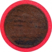 Copper One Quarter Anna Coin of Victoria Queen of Bombay Mint of 1862.