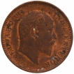 Copper One Quarter Anna Coin of King Edward VII of Calcutta Mint of 1905.