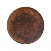 Copper One Quarter Anna Coin of King Edward VII of Calcutta Mint of 1906.