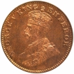 Bronze One Quarter Anna Coin of King George V of Bombay Mint of 1927.