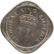 Cupro Nickel Half Anna Coin of King George VI of Calcutta Mint of 1947.