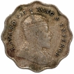 Cupro Nickel One Anna Coin of King Edward VII of Bombay Mint of 1910.