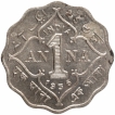 Cupro Nickel One Anna Coin of King George V of Bombay Mint of 1936.