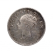 Silver Two Annas Coin of Victoria Queen of Calcutta Mint of 1841.