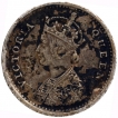 Silver Two Annas Coin of Victoria Queen of Bombay Mint of 1862.