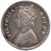 Silver Two Annas Coin of Victoria Queen of Calcutta Mint of 1862.