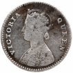 Silver Two Annas Coin of Victoria Queen of Calcutta Mint of 1875.