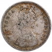 Silver Two Annas Coin of Victoria Empress of Bombay Mint of 1882.