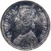 Silver Two Annas Coin of Victoria Empress of Calcutta Mint of 1888.