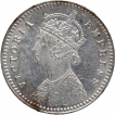 Silver Two Annas Coin of Victoria Empress of Calcutta Mint of 1889.