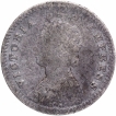 Silver Two Annas Coin of Victoria Empress of Bombay Mint of 1890.