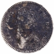 Silver Two Annas Coin of Victoria Empress of Calcutta Mint of 1892.