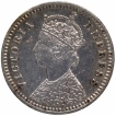 Silver Two Annas Coin of Victoria Empress of Bombay Mint of 1894.