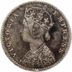 Silver Two Annas Coin of Victoria Empress of Calcutta Mint of 1901.