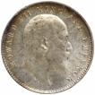 Silver Two Annas Coin of King Edward VII of Calcutta Mint of 1905.