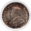 Silver Two Annas Coin of King George V of Bombay Mint of 1912.