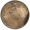 Silver Two Annas Coin of King George V of Calcutta Mint of 1912.