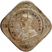 Cupro Nickel Two Annas Coin of King George V of Calcutta Mint of 1933.