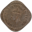 Cupro Nickel Two Annas Coin of King George VI of Calcutta Mint of 1946.