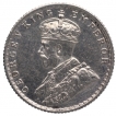 Silver Quarter Rupee Coin of King George V of Bombay Mint of 1936.