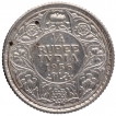 Silver Quarter Rupee Coin of King George V of Bombay Mint of 1936.