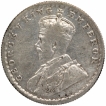 Silver Half Rupee Coin of King George V of Calcutta Mint of 1923.