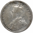 Silver Half Rupee Coin of King George V of Bombay Mint of 1925.