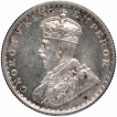 Silver Half Rupee Coin of King George V of Calcutta Mint of 1927.