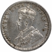 Silver Half Rupee Coin of King George V of Calcutta Mint of 1934.