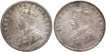 Silver Half Rupee Coins of King George V of Calcutta and Bombay Mint of 1936.