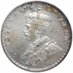 Silver Half Rupee Coin of King George V of Bombay Mint of 1936.